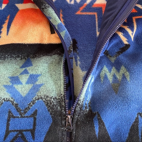 🔥 Polo Ralph Lauren Southwestern Print Beacon Fleece jacket Mens XL Worn 1x🏇🏼 - Picture 11 of 14